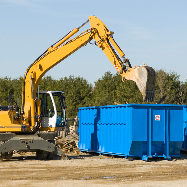 can i rent a residential dumpster for a construction project in Durango IA